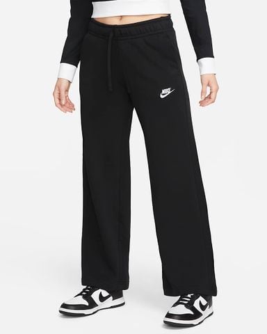 Nike - Quần dài thể thao Nữ Sportswear Club Fleece Women's Mid-Rise Wide-Leg Tracksuit Bottoms