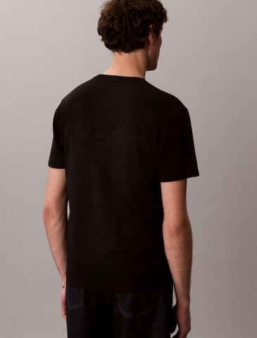 Calvin Klein - Áo Thun Tay Ngắn Nam Interlock Script Graphic T-Shirt