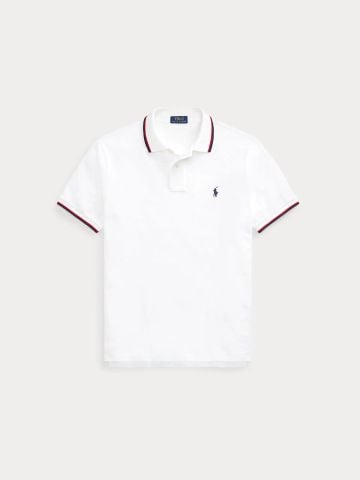 Ralph Lauren - Áo Thun Có Cổ Nam Custom Slim Fit Mesh Polo Shirt