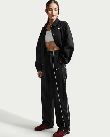 Nike - Quần Dài Thể Thao Nữ Sportswear Oversized Mid-Rise Tracksuit Bottoms