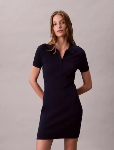 Calvin Klein - Đầm nữ Tech Knit Polo Dress