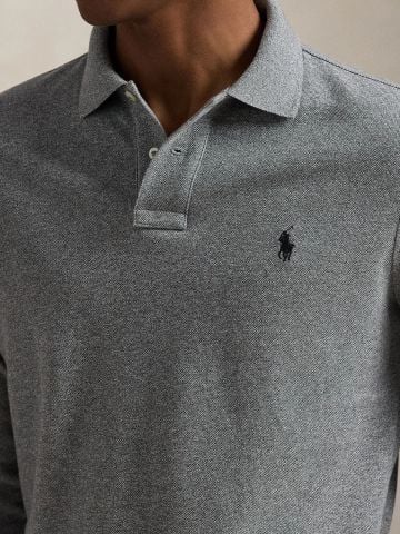 Ralph Lauren - Áo Thun Có Cổ Nam Custom Slim Fit Mesh Polo Shirt
