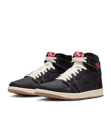 Nike - Giày Thời Trang Cổ Cao Nam Air Jordan 1 Retro High OG Flight Club Black and Sail
