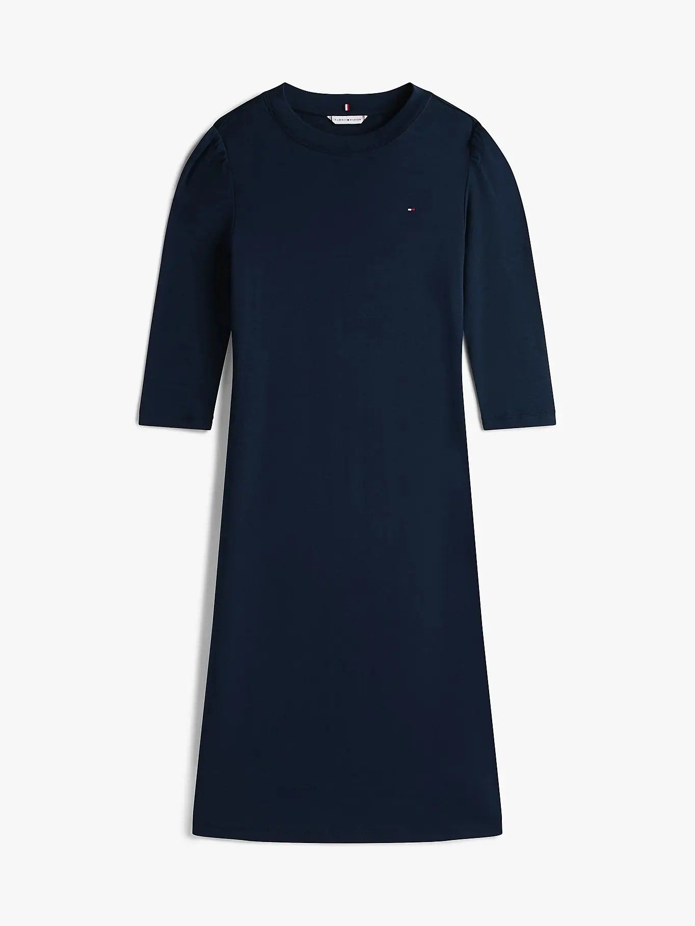 Tommy Hilfiger - Đầm nữ TH Rib Puff Sleeve Dress