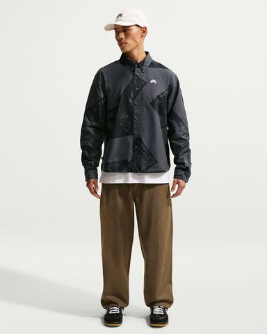 Nike - Áo Sơ Mi Nam SB Long-Sleeve Button-Up Skate Top