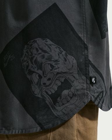 Nike - Áo Sơ Mi Nam SB Long-Sleeve Button-Up Skate Top