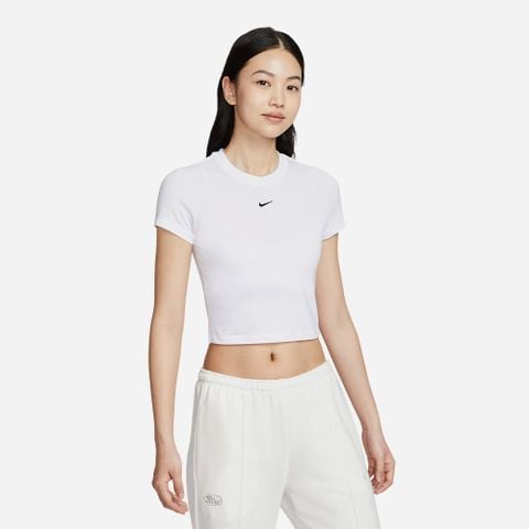 Nike - Áo Tay Ngắn Thể Thao Nữ Sportswear Chill Knit Crop