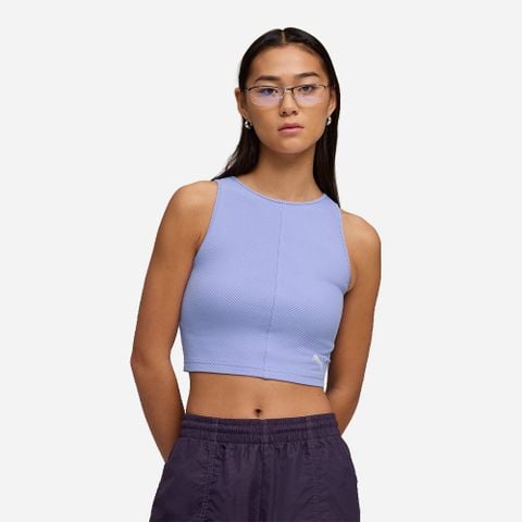 Puma - Áo Thun Ba Lỗ Nữ Ribbed Crop Top