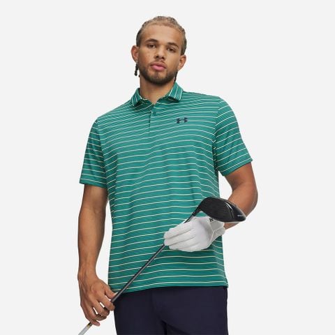 Under Armour - Áo Thun Có Cổ Nam Under Armour Golf Matchplay Stripe Polo