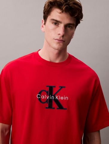 Calvin Klein - Áo Thun Tay Ngắn Nam Monologo Graphic Relaxed T-Shirt