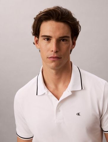 Calvin Klein - Áo Thun Có Cổ Nam Cooling Tipped Collar Polo