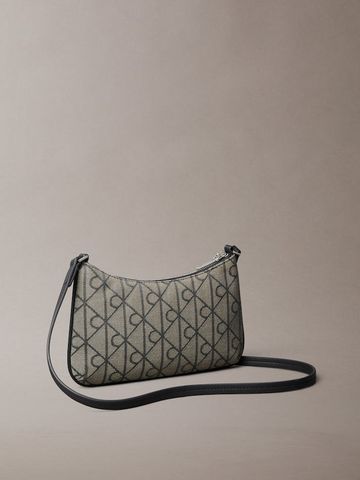 Calvin Klein - Túi Đeo Vai Nữ Emblem Jacquard Convertible Mini Bag