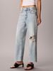 Calvin Klein - Quần Jean Dài Nữ Relaxed Crop Jeans