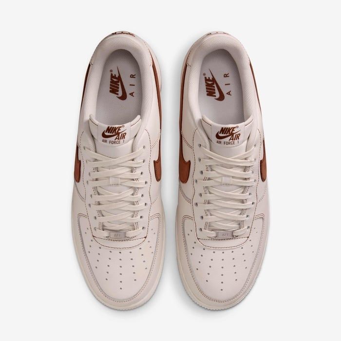 Nike - Giày thời trang thể thao Nam Nike Air Force 1 Low 'Ivory/Saddle Brown ' Men's Shoes