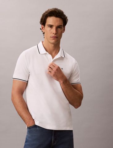 Calvin Klein - Áo Thun Có Cổ Nam Cooling Tipped Collar Polo