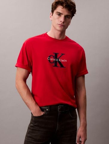 Calvin Klein - Áo Thun Tay Ngắn Nam Monologo Graphic Relaxed T-Shirt