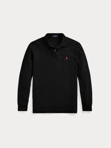 Ralph Lauren - Áo Thun Có Cổ Nam Custom Slim Fit Mesh Polo Shirt