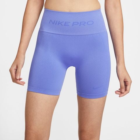 Nike - Quần Lửng Thể Thao Nữ Pro Nike Pro Seamless Women's Dri-FIT High-Waisted Biker Shorts
