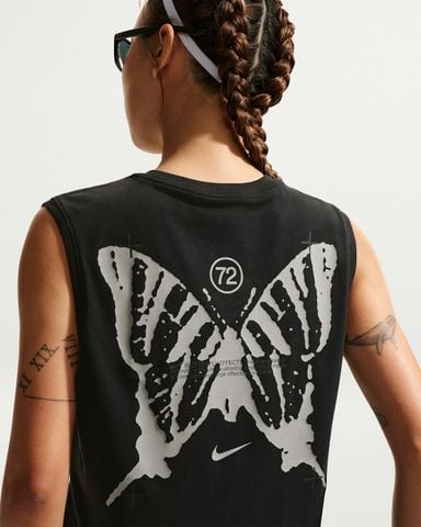 Nike - Áo Thun Ba Lỗ Thể Thao Nữ Swift Butterfly Dri-FIT Sleeveless Running T-Shirt