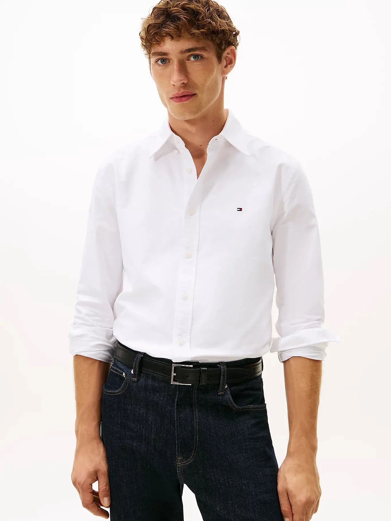 Tommy Hilfiger - Áo sơ mi tay dài nam TH Heritage Oxford Solid Shirt