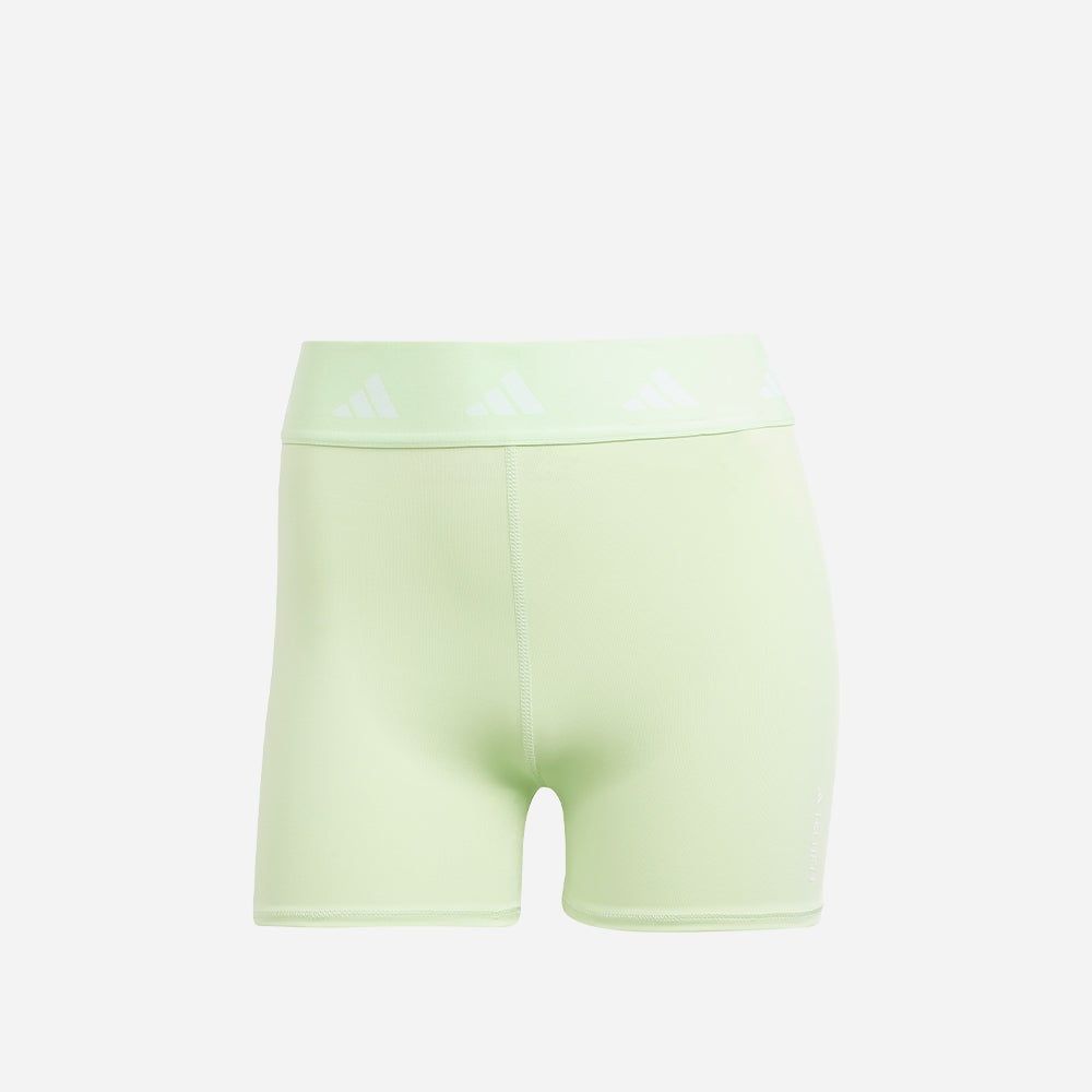 adidas - Quần ngắn ống bó Nữ Women's Adidas Techfit Halftights - Green