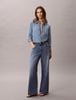 Calvin Klein - Quần Jean Dài Nữ Wide Leg Linen Jeans