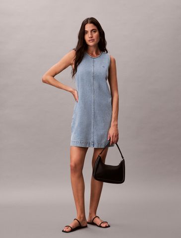 Calvin Klein - Đầm Mini Nữ Denim Shift Dress