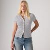 Levi's - Áo Thun Tay Ngắn Nữ Rory Button Short-Sleeve Top