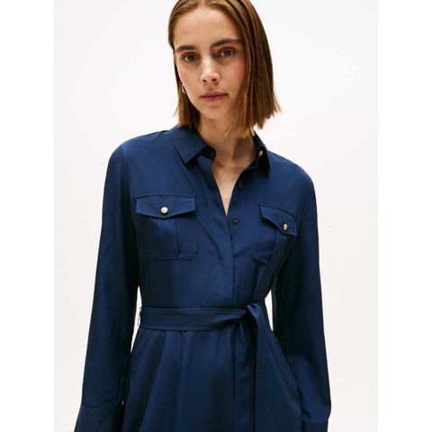 Tommy Hilfiger - Đầm nữ Utility Fluid Shirt Dress