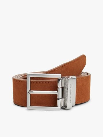 Tommy Hilfiger - Thắt Lưng Nam Reversible Square Buckle Leather Belt