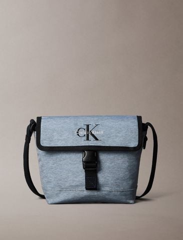 Calvin Klein - Túi Đeo Chéo Nam Bold Logo Nylon Small Flap Messenger