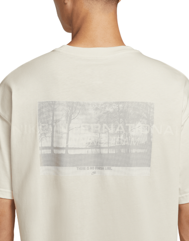 Nike - Áo tay ngắn thể thao Nam Men's Nike M90 Running T-Shirt Soft Pearl