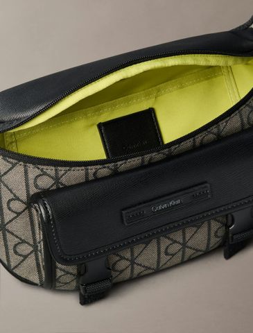 Calvin Klein - Túi Bao Tử Nam Allover Emblem Logo Waistpack - 2