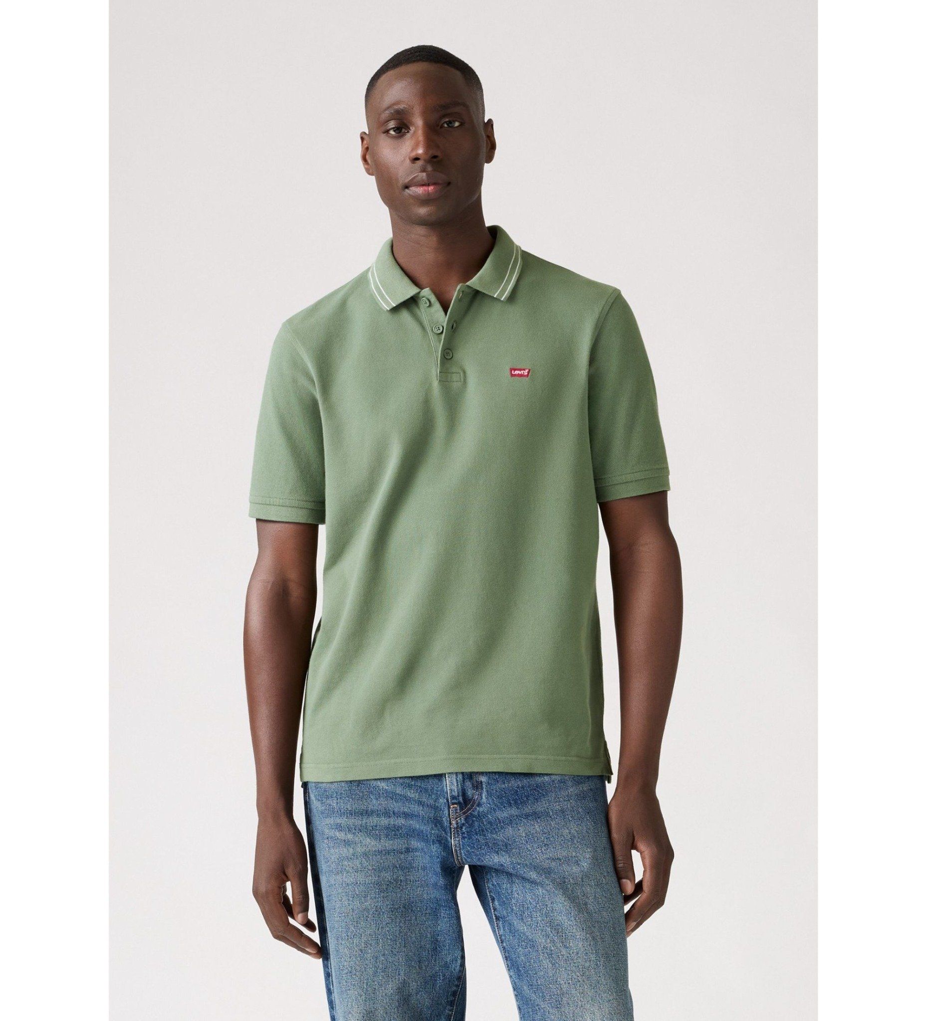 Levi's - Áo thun có cổ nam Regular Polo Green