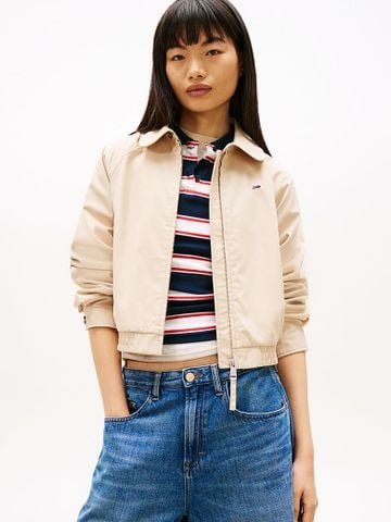 Tommy Hilfiger - Áo Khoác Nữ Tommy Badge Water Repellent Twill Jacket