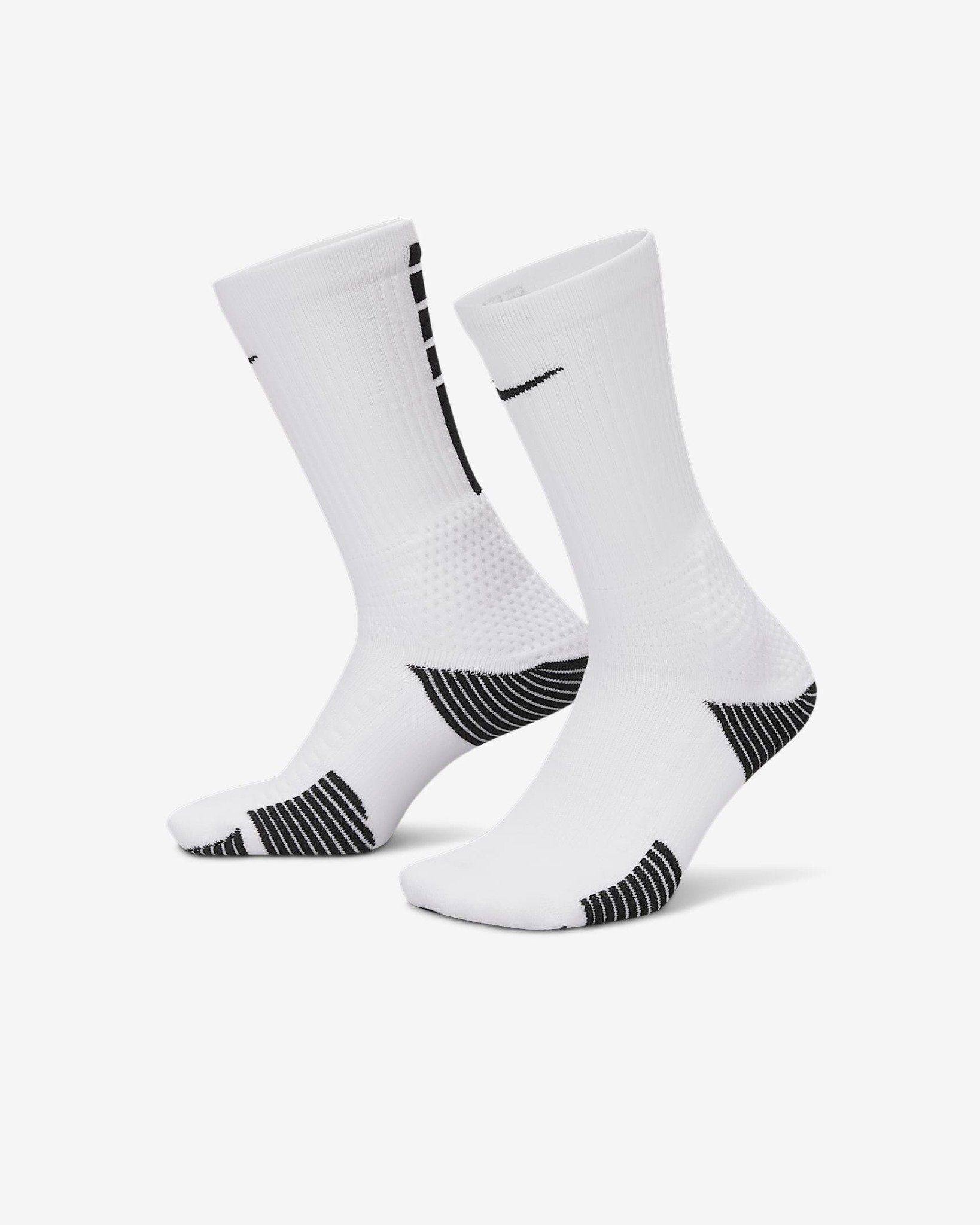 Nike - Vớ thể thao cổ cao Nam Nữ Nike Elite 2.0 Cushioned Crew Socks (1 Pair)