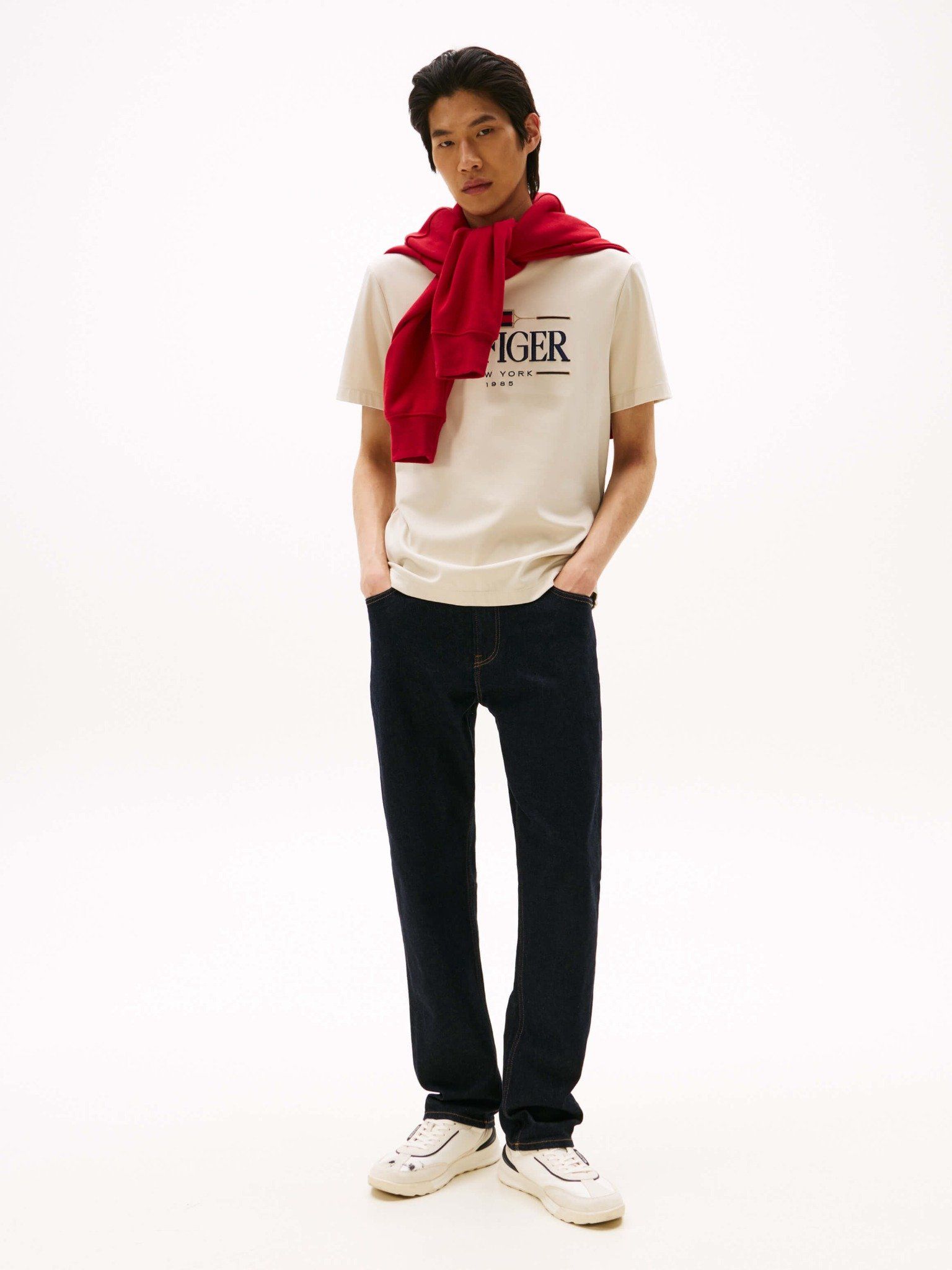 Tommy Hilfiger - Áo phông tay ngắn nam TH Icon Hilfiger Tee