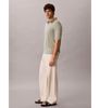 Calvin Klein - Áo Thun Có Cổ Nam Linen Blend Polo Sweater