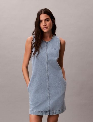 Calvin Klein - Đầm Mini Nữ Denim Shift Dress