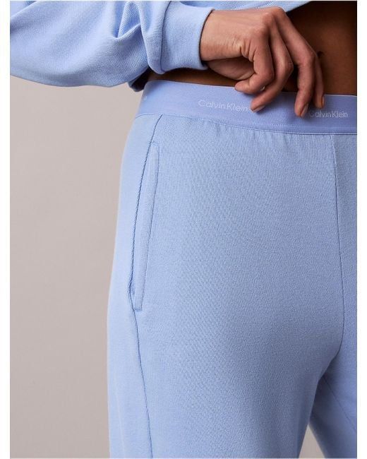 Calvin Klein - Quần ngủ nữ Cotton Terry Blend Lounge Joggers