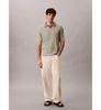 Calvin Klein - Áo Thun Có Cổ Nam Linen Blend Polo Sweater