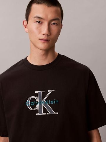 Calvin Klein - Áo Thun Tay Ngắn Nam Monologo Graphic Relaxed T-Shirt
