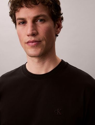 Calvin Klein - Áo Thun Tay Ngắn Nam Premium Double Knit Supima Cotton Crewneck Tee