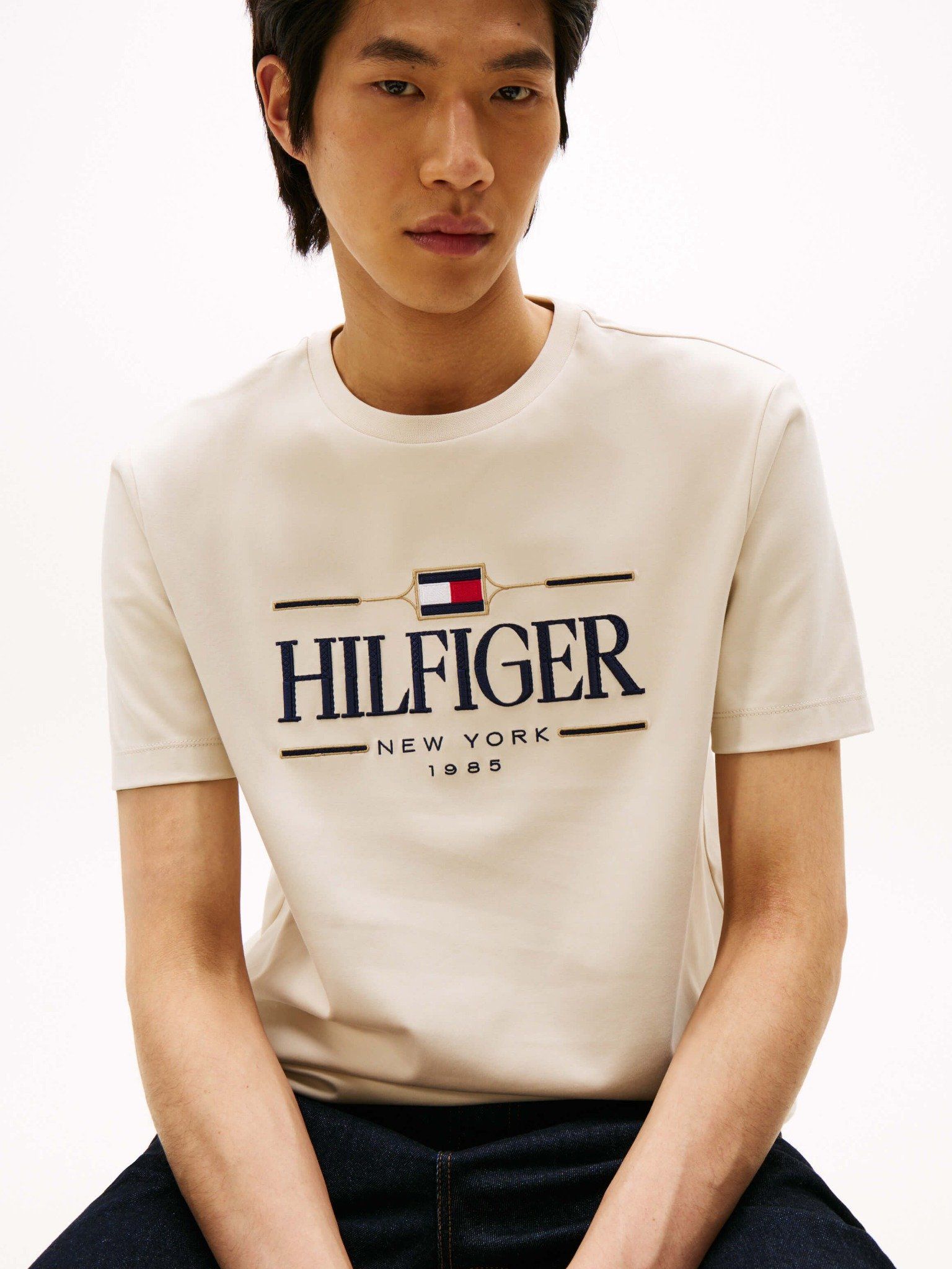 Tommy Hilfiger - Áo phông tay ngắn nam TH Icon Hilfiger Tee