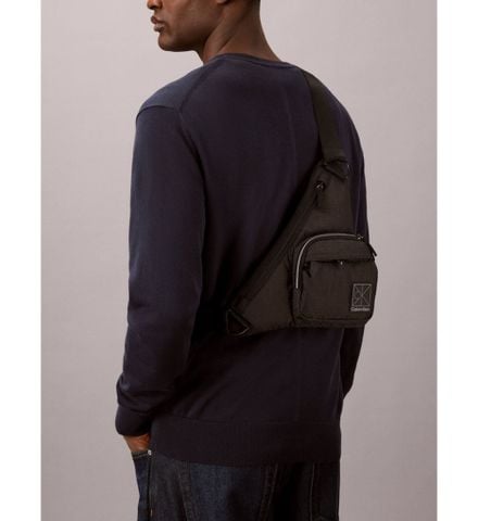 Calvin Klein - Túi Đeo Chéo Nam Utility Emblem AOP Crossbody