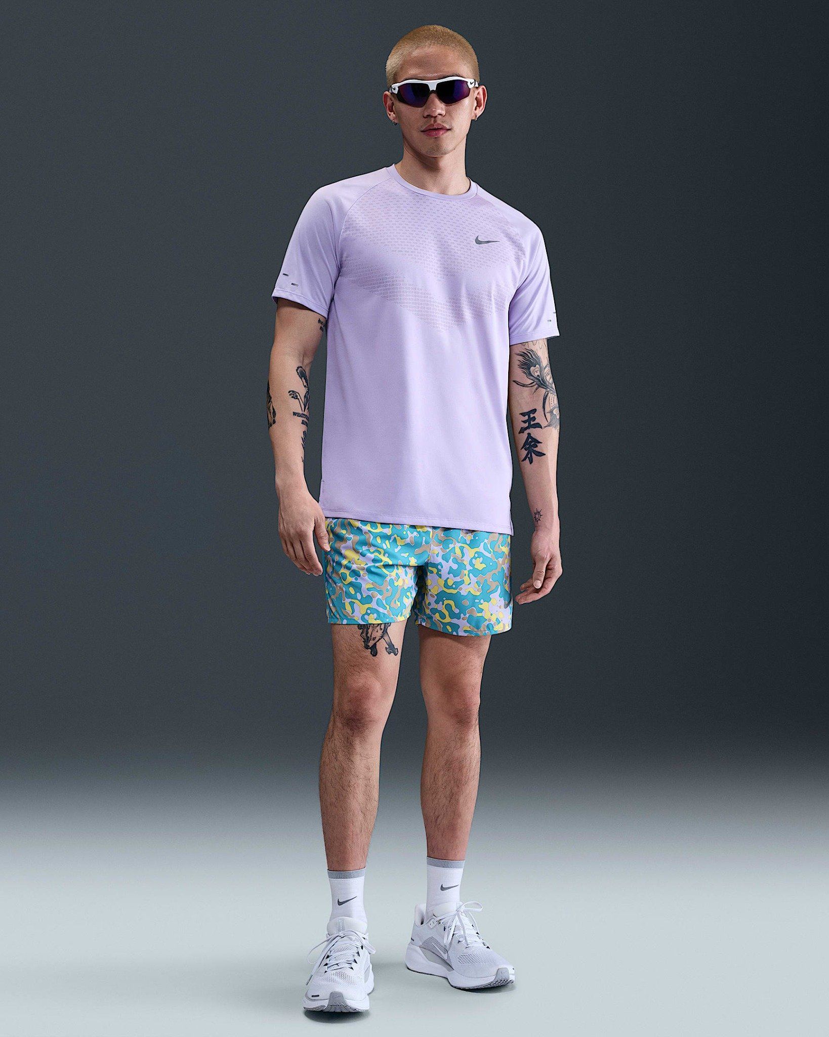 Nike - Áo thun tay ngắn thể thao Nam Stride Men's Dri-FIT ADV Short-Sleeve Running Top