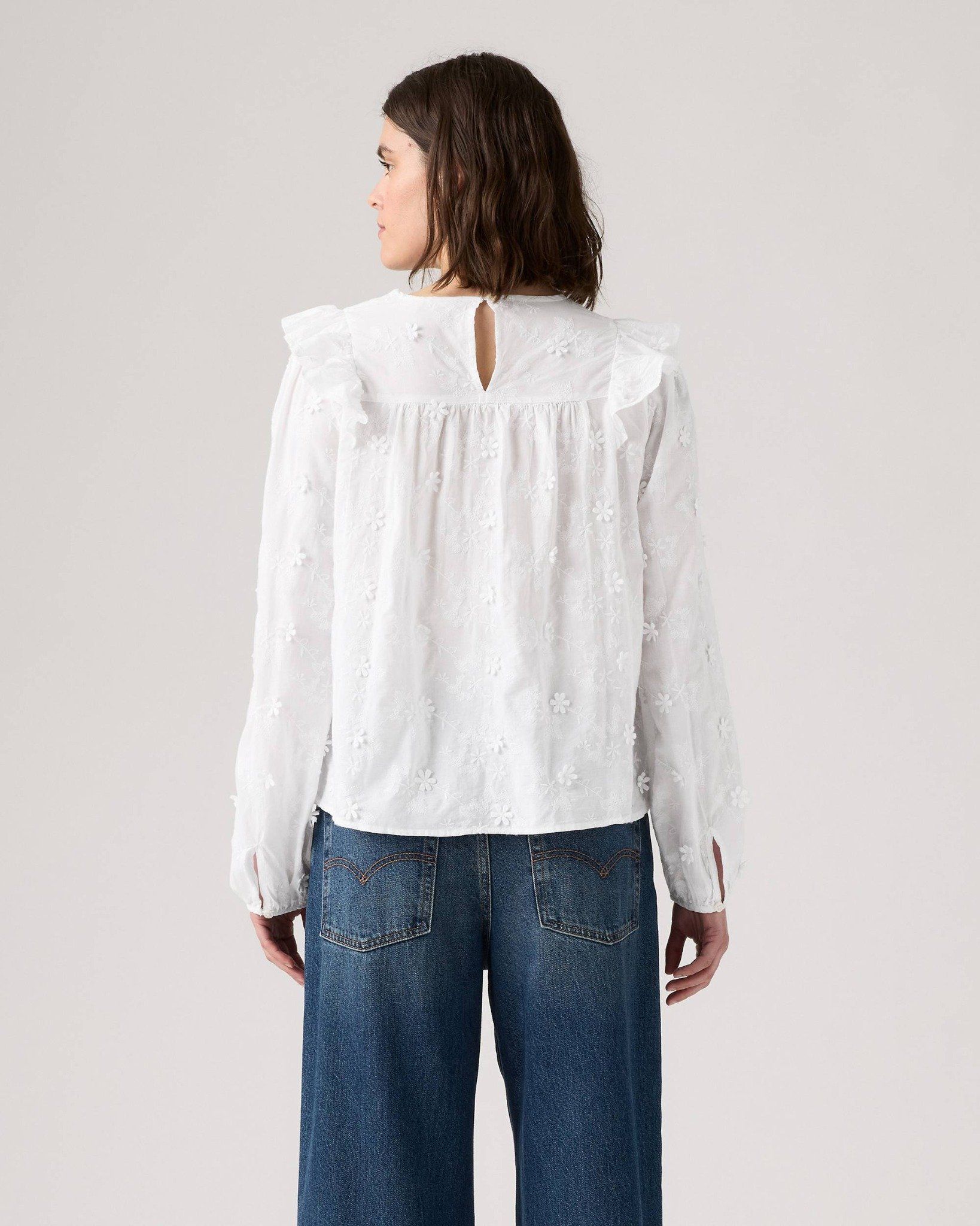 Levi's - Áo tay dài thời trang nữ Mallory Blouse - White