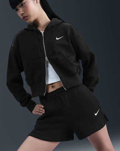 Nike - Quần ngắn thể thao Nữ Sportswear Phoenix Fleece Women's Mid-Rise Shorts - 2