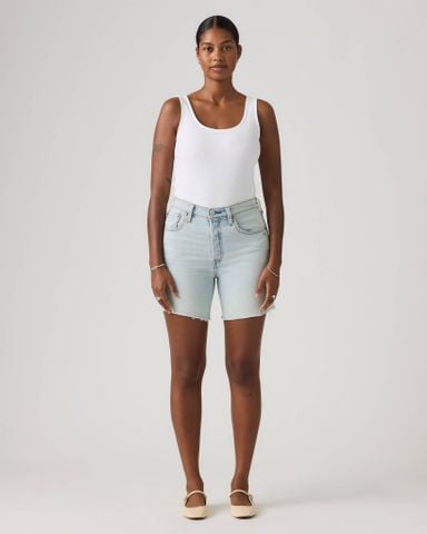 Levi's - Quần Jean Ngắn Nữ 501 Original Fit Mid-Thigh Lightweight Shorts