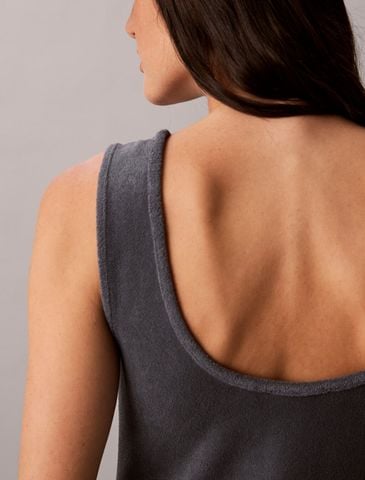 Calvin Klein - Đầm Mini Nữ Towel Terry Scoop Back Mini Dress